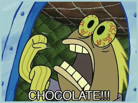 The perfect Chocolate Spongebob Squarepants Animated GIF for your conversation. . Spongebob chocolate gif